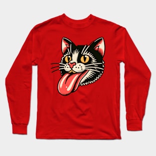 Rolling Stones Cat Long Sleeve T-Shirt